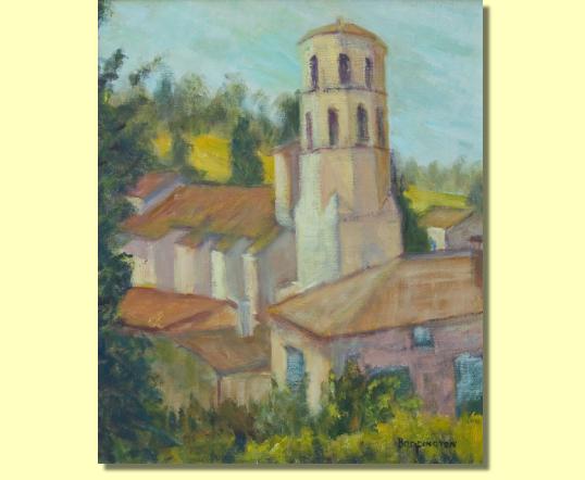 Church tower at Vieux